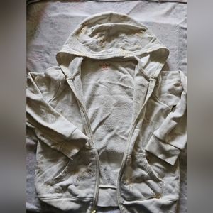 Girls Cat&Jack zip up unicorn sweater